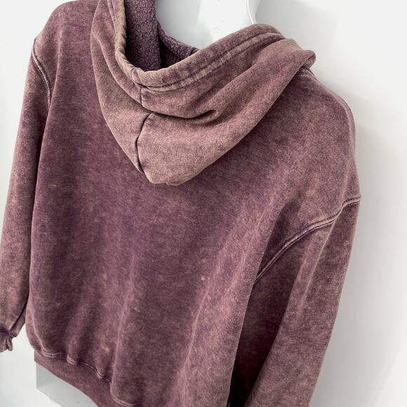 Nickelodeon SpongeBob Squarepants Women's Hoodie Size L Acid Wash Purple - Picture 7 of 10